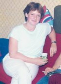 1985 in Grindau bei ihrer Freundin